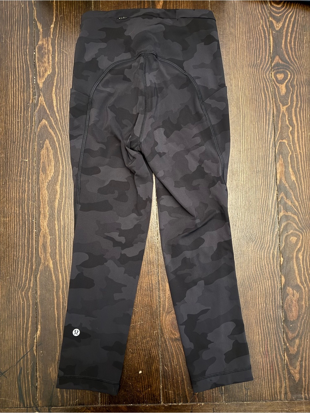 Lululemon Black Camo High Rise Full Length Leggings size 2